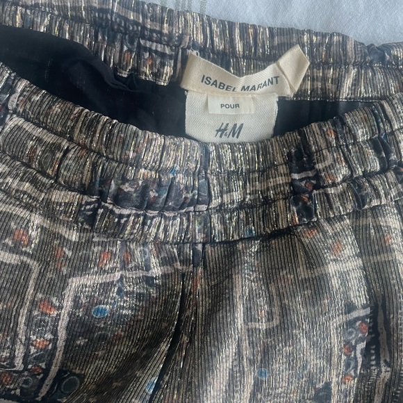 Isabel Marant for H&M gold silk pants - Picture 2 of 7